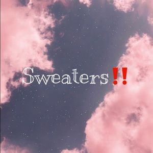 Sweaters /sweatshirts!!!! BUNDLE AND SAVE‼️🤩😍